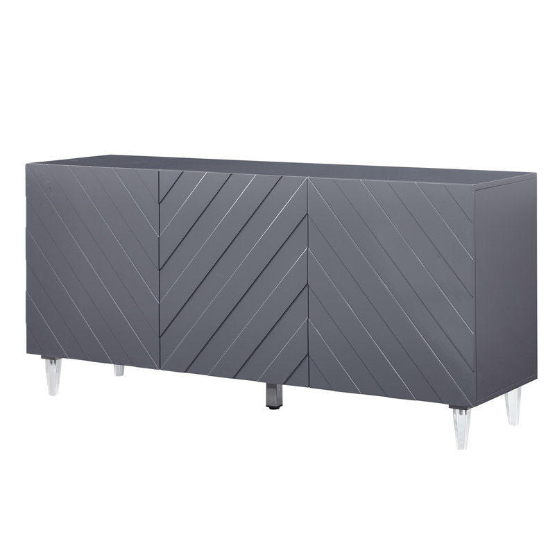 Ivy Bronx Montreal 3 Door Sideboard Wayfair